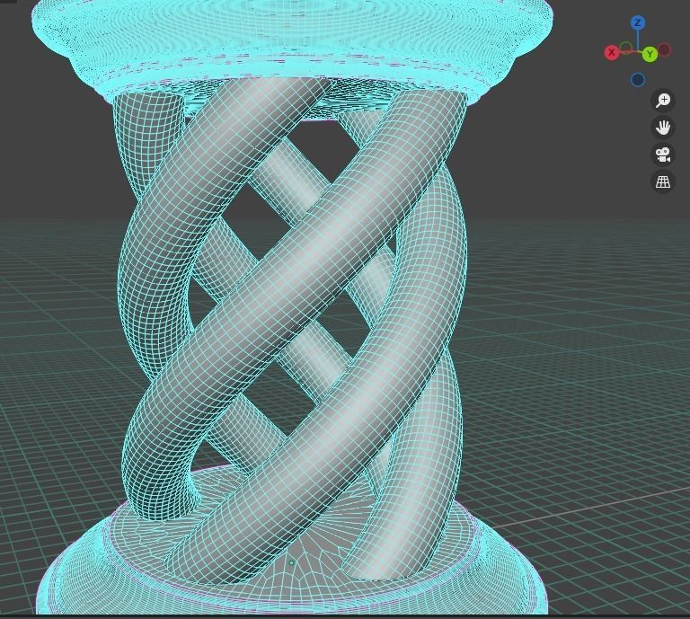 Pedestal 06 3D print model_14