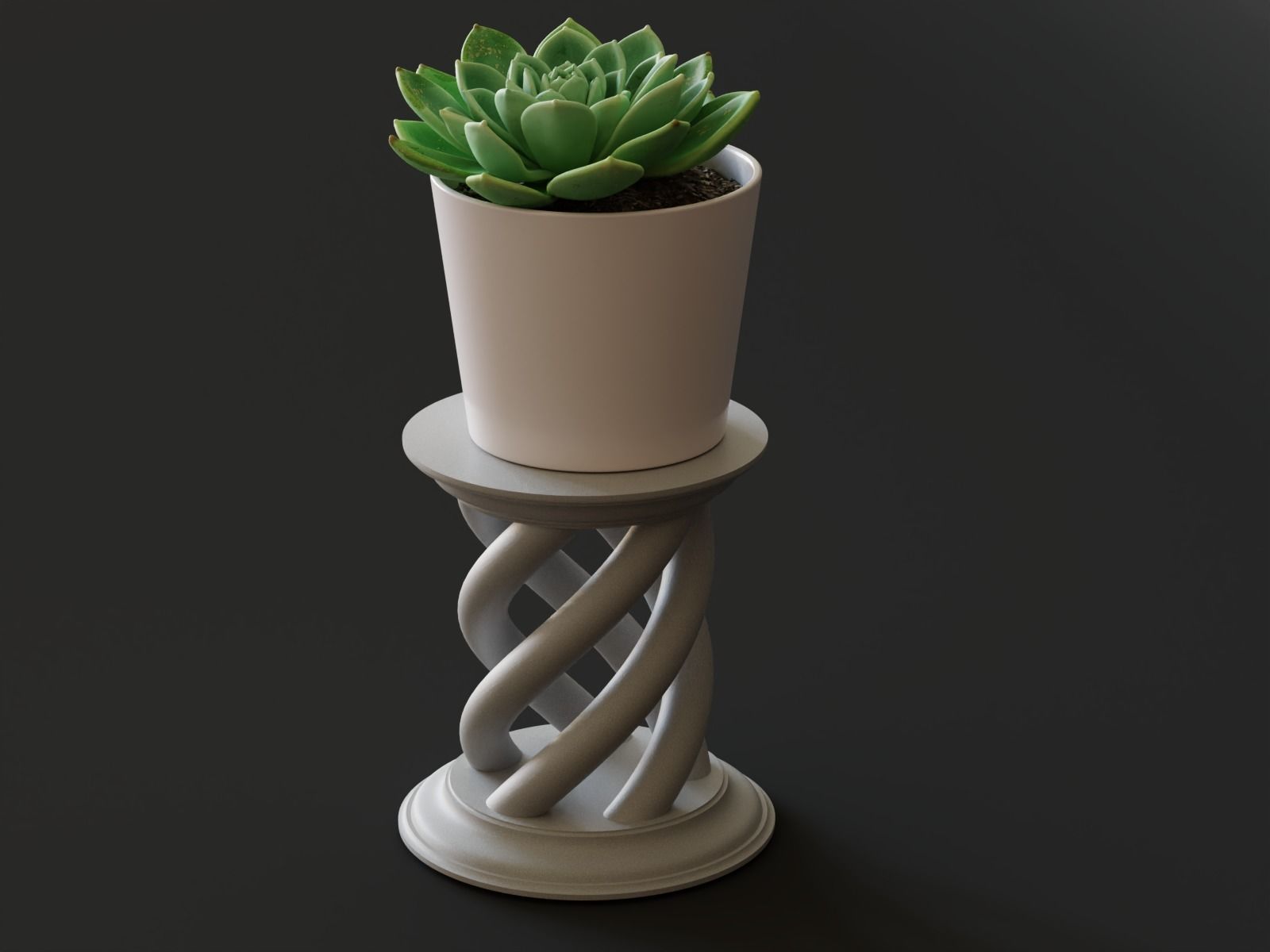 Pedestal 06 3D print model_2