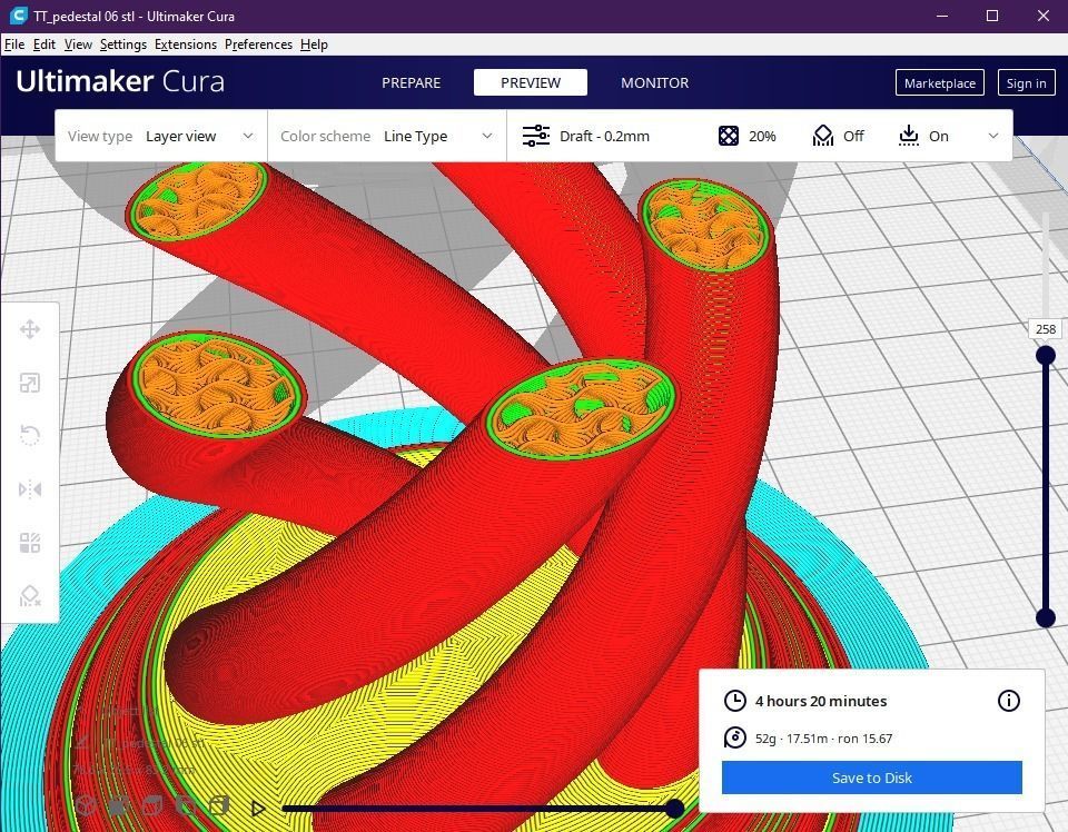 Pedestal 06 3D print model_11
