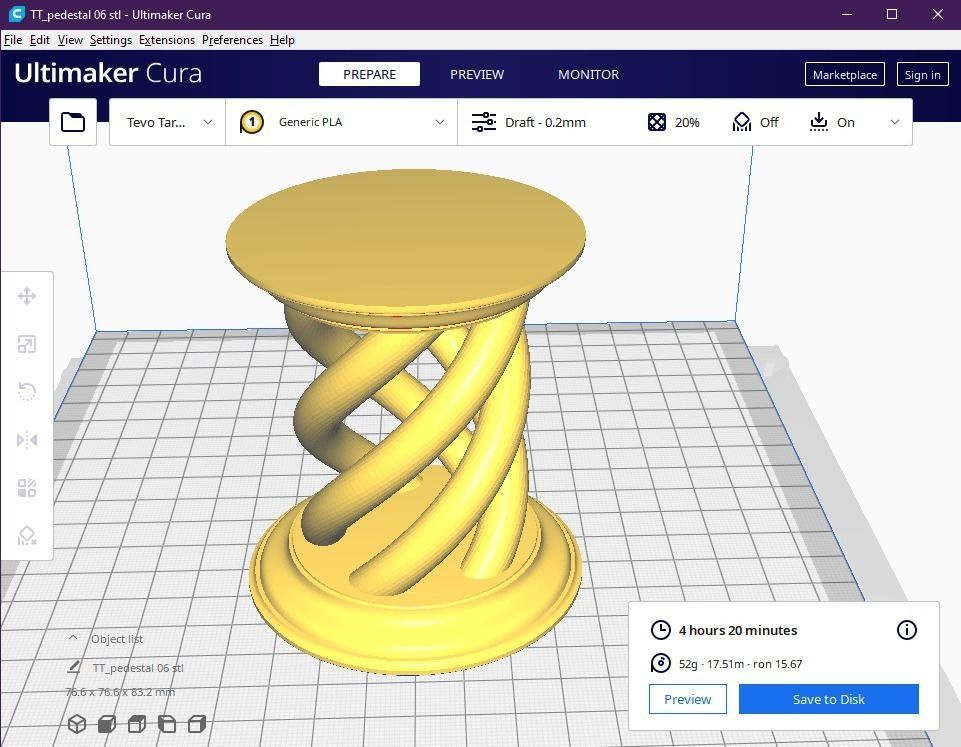Pedestal 06 3D print model_9