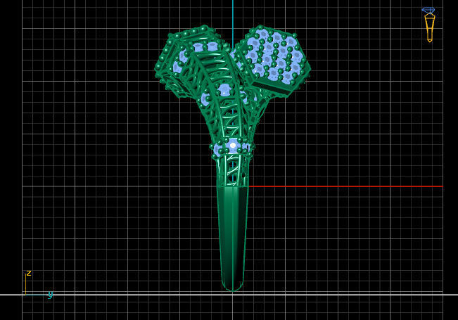 Two Head Women Ring 3DM Womens Ring 3d models 3D print model 3D print model_4