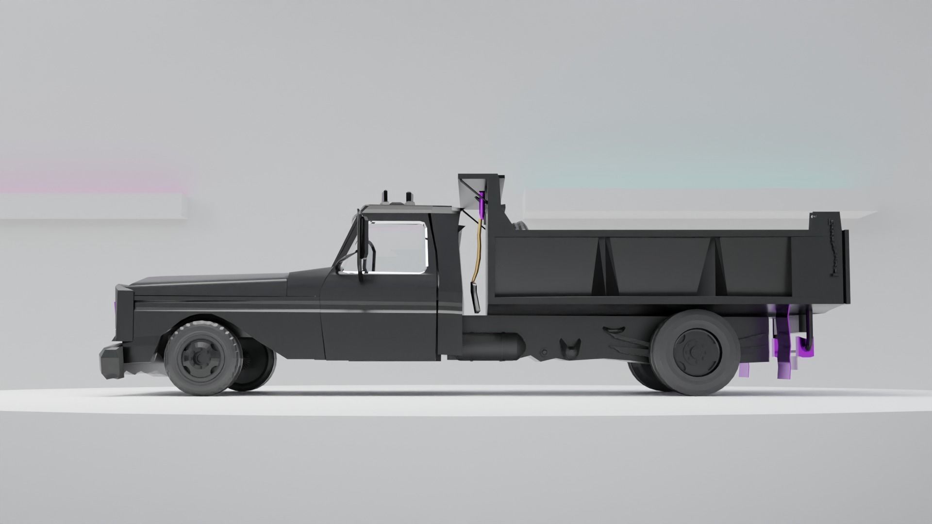 Modified Pickup Truck 3D model_1