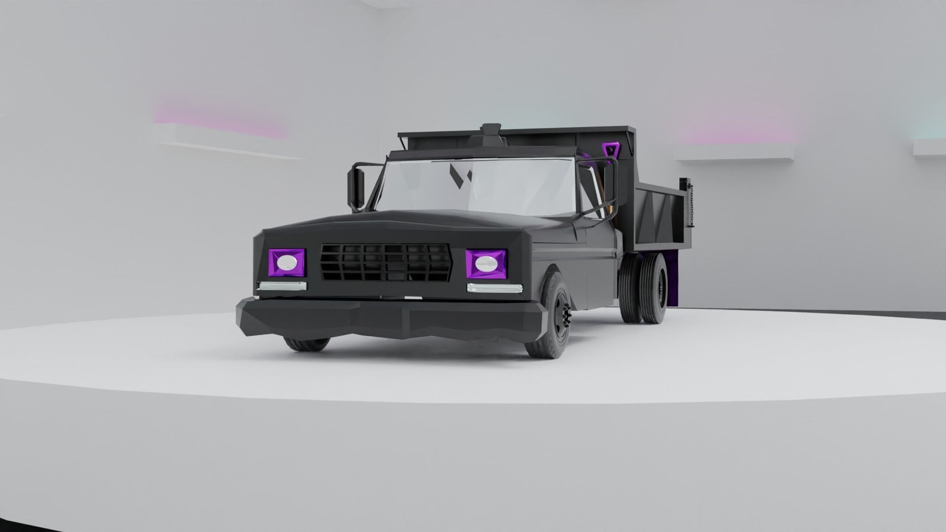 Modified Pickup Truck 3D model_5