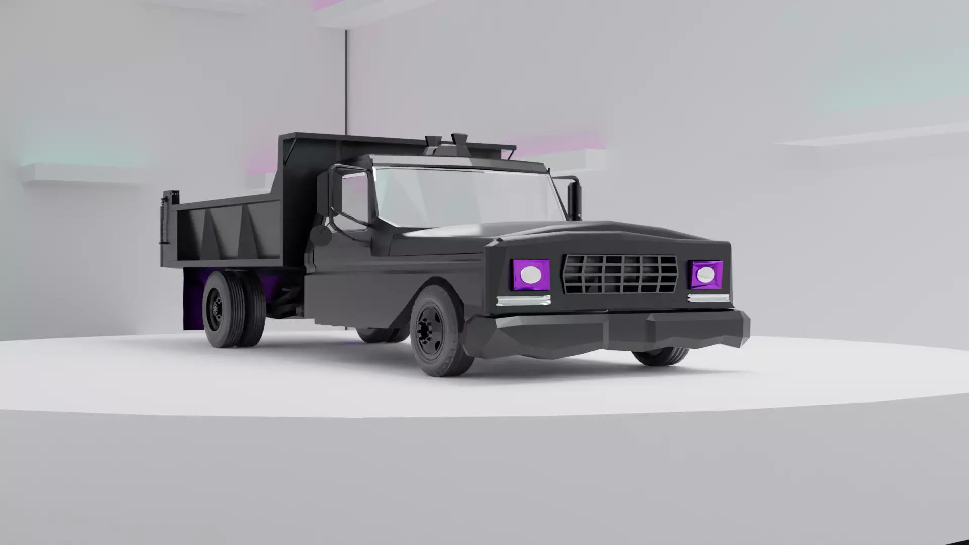 Modified Pickup Truck 3D model_0