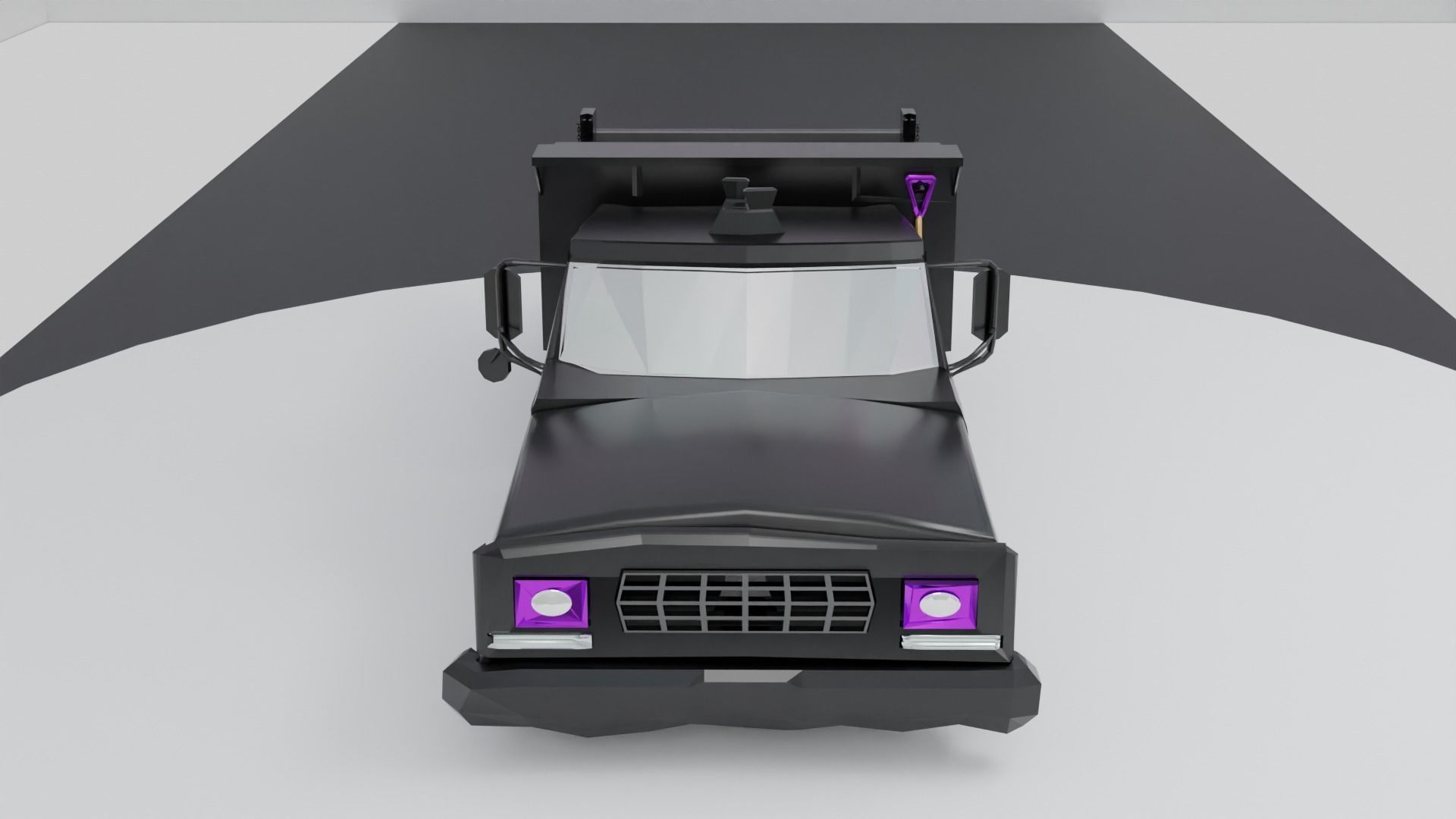 Modified Pickup Truck 3D model_4