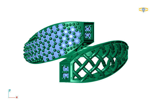 Two Head Women Ring 3DM Womens Ring 3d models 3D print model 3D print model_2