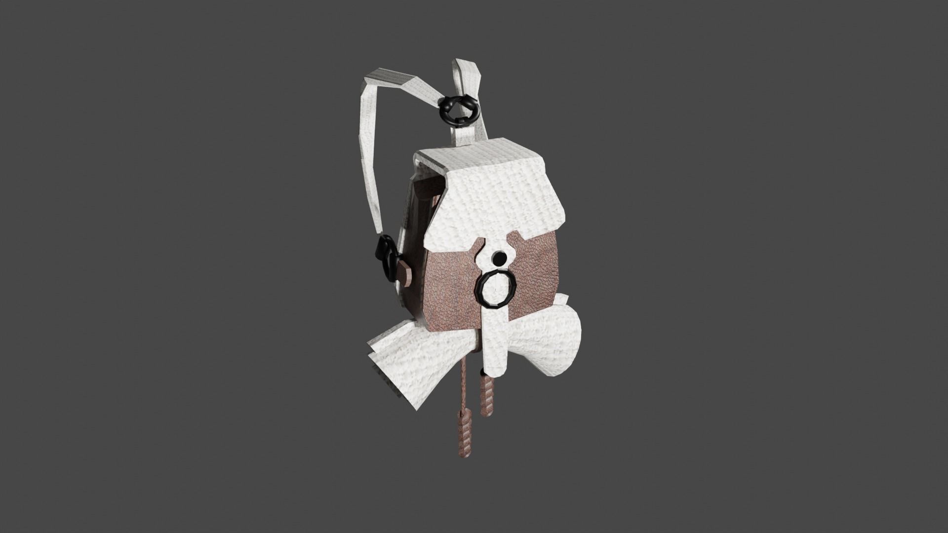 Leather bag Free 3D model_1