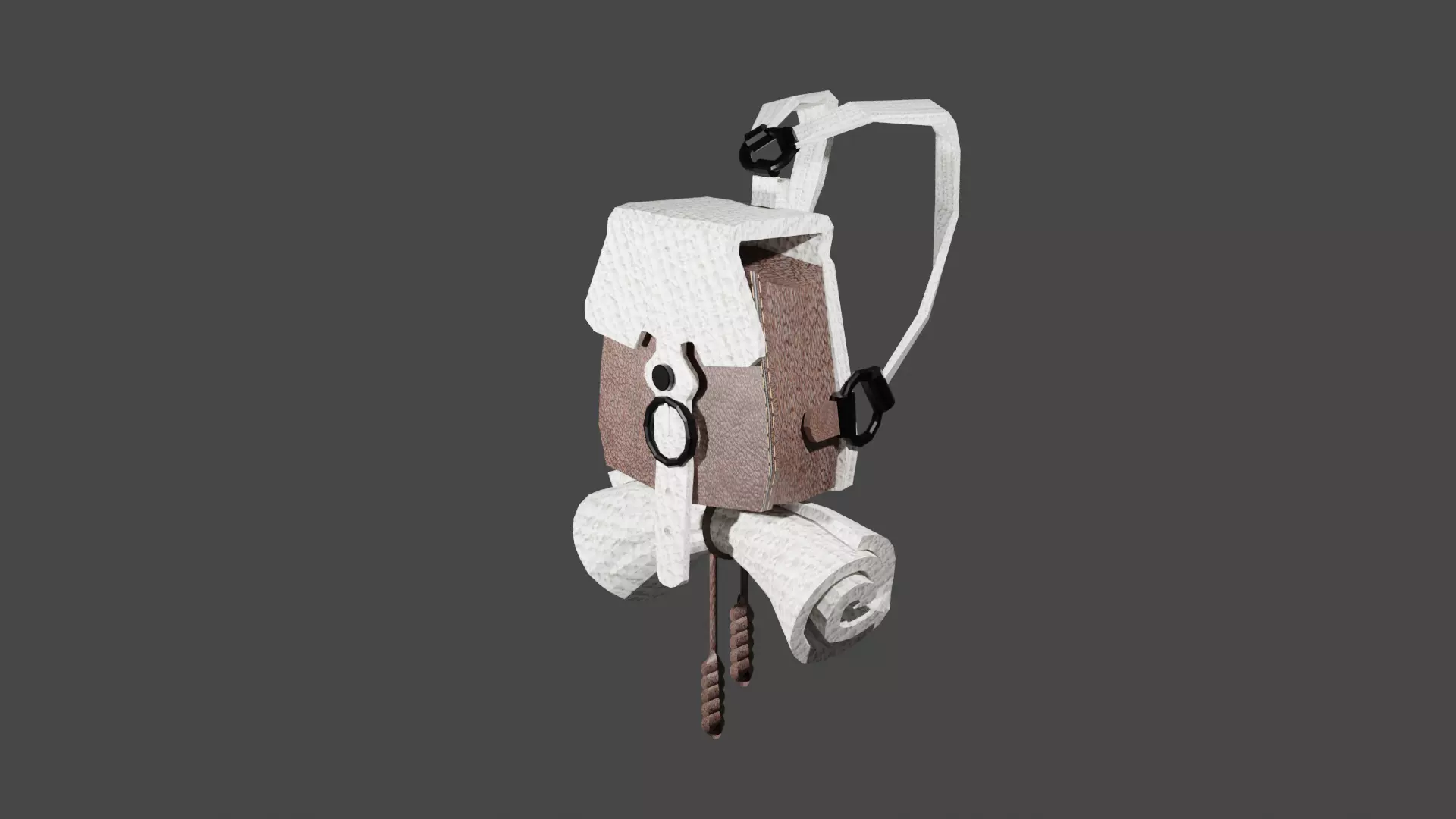 Leather bag Free 3D model_0