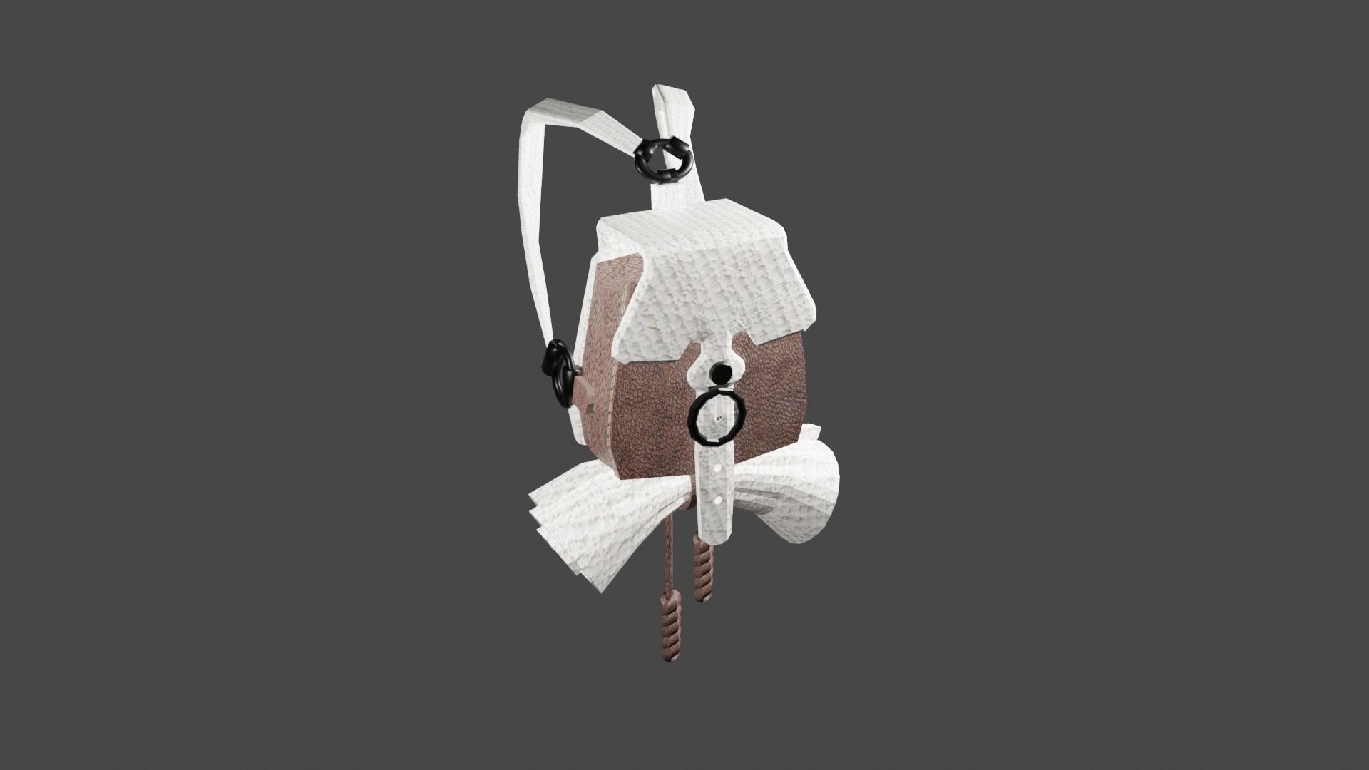 Leather bag Free 3D model_3