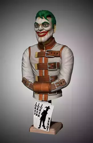 Joker batman bust