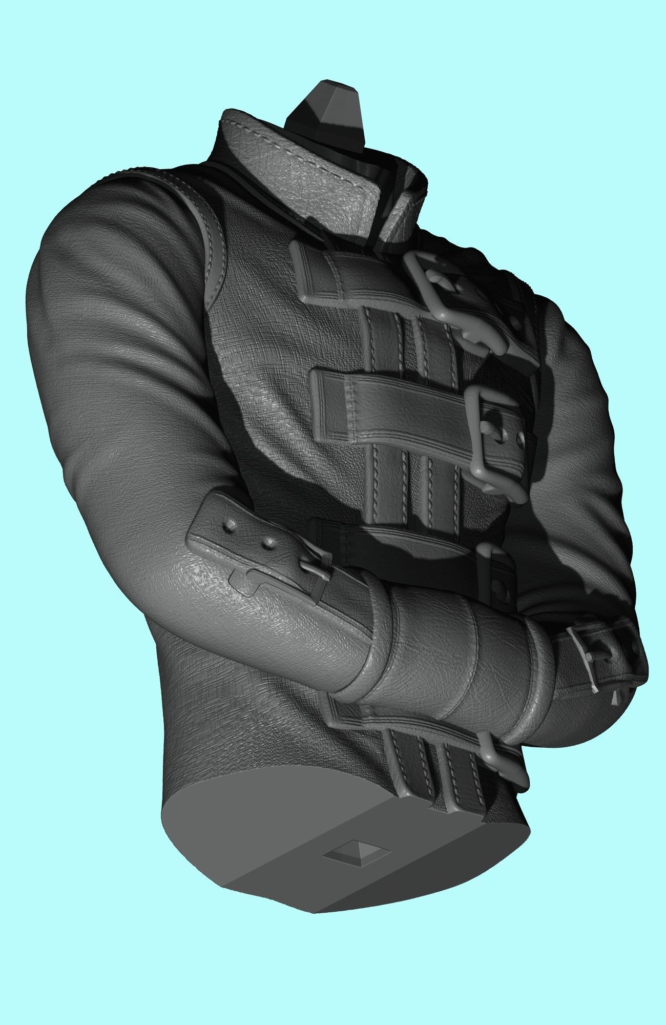 Joker batman bust Free 3D model_2