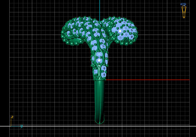 Two Head Women Ring 3DM Womens Ring 3d models 3D print model 3D print model_4