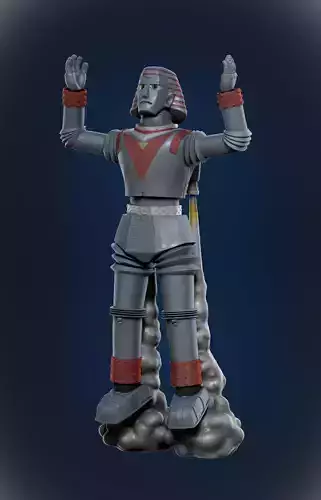 Giant Robot Taking flight