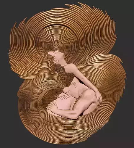 He and She 3D print model