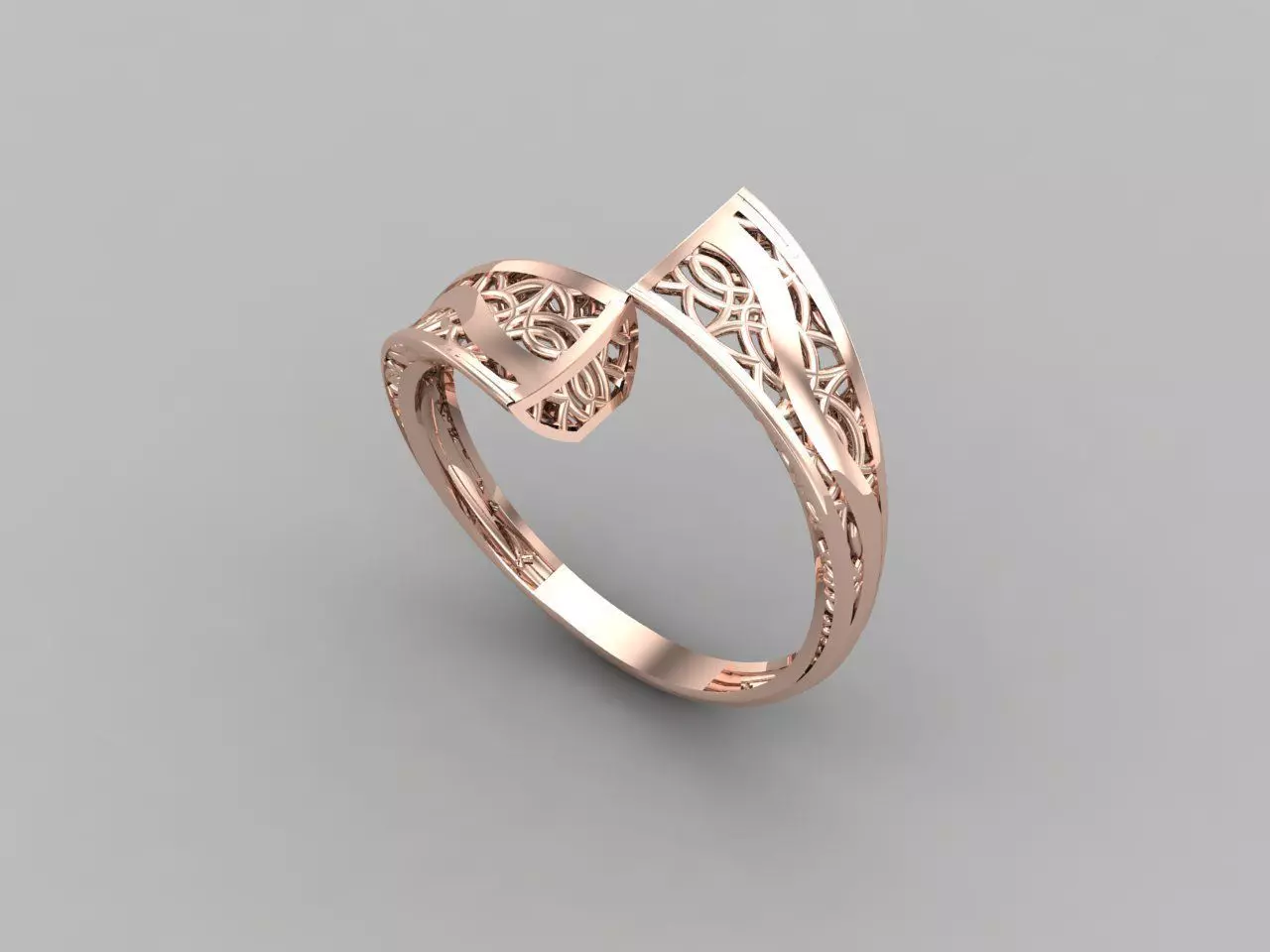 Two Head Women Ring 3DM Womens Ring 3d models 3D print model 3D print model