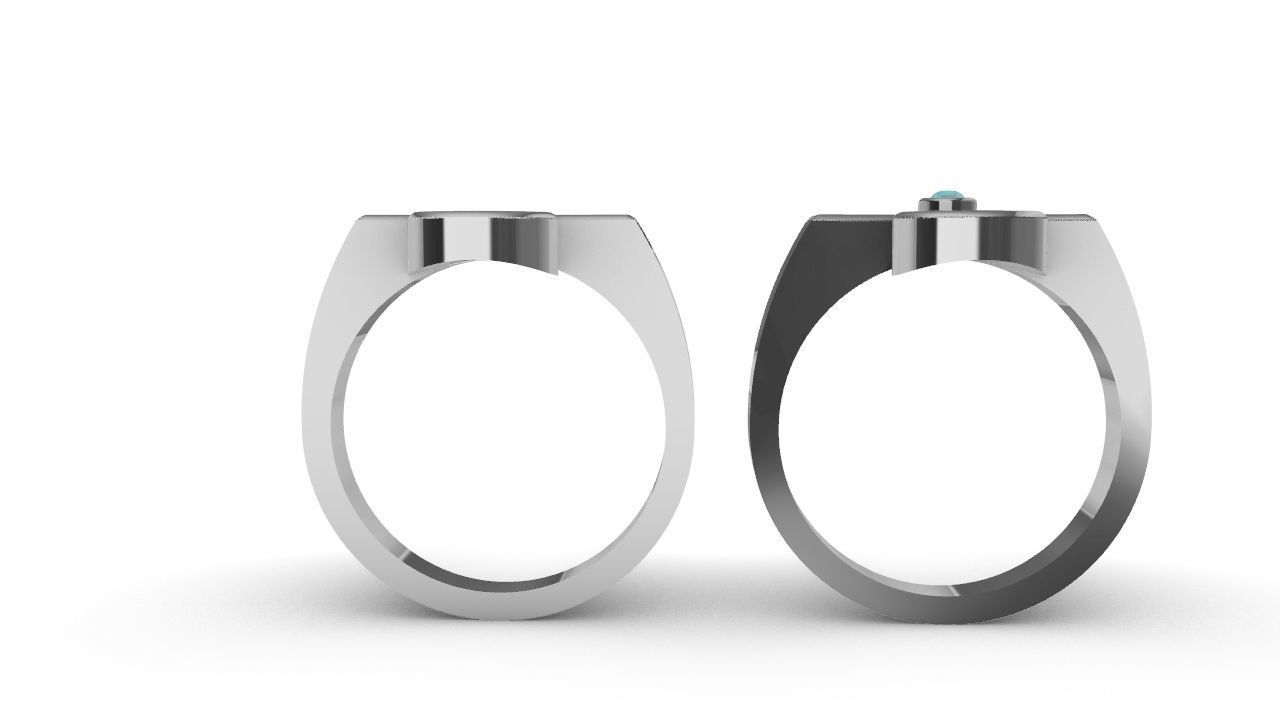 ANKH CROSS ANSATA RING 3D print model_8