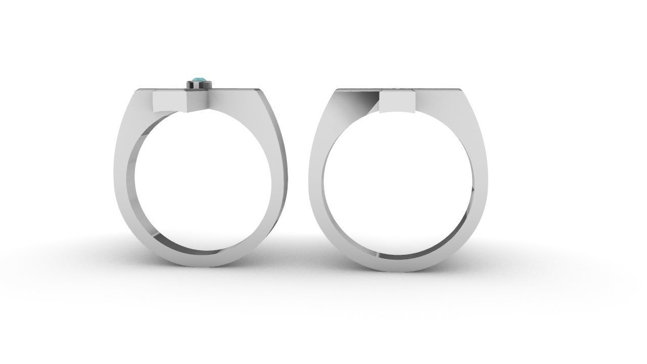 ANKH CROSS ANSATA RING 3D print model_13