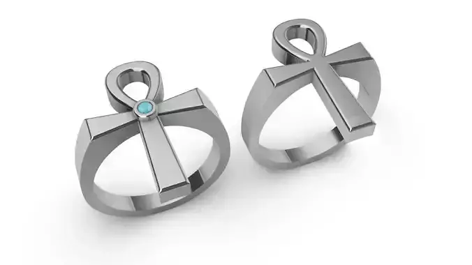 ANKH CROSS ANSATA RING 