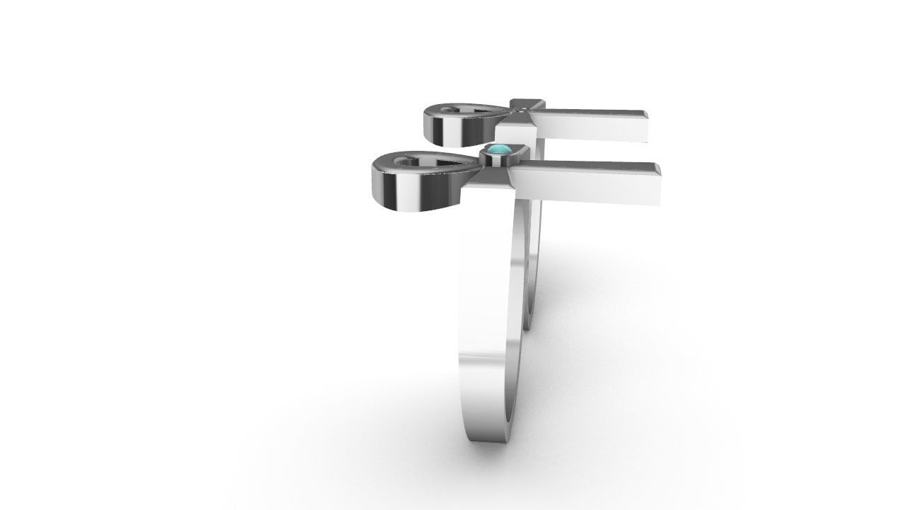 ANKH CROSS ANSATA RING 3D print model_10