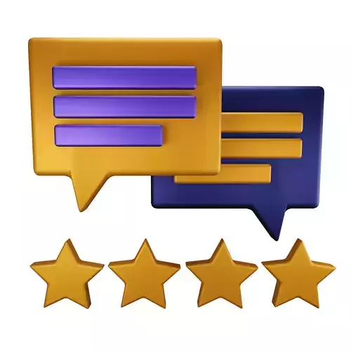 Customer Reviews Low-poly 3D model