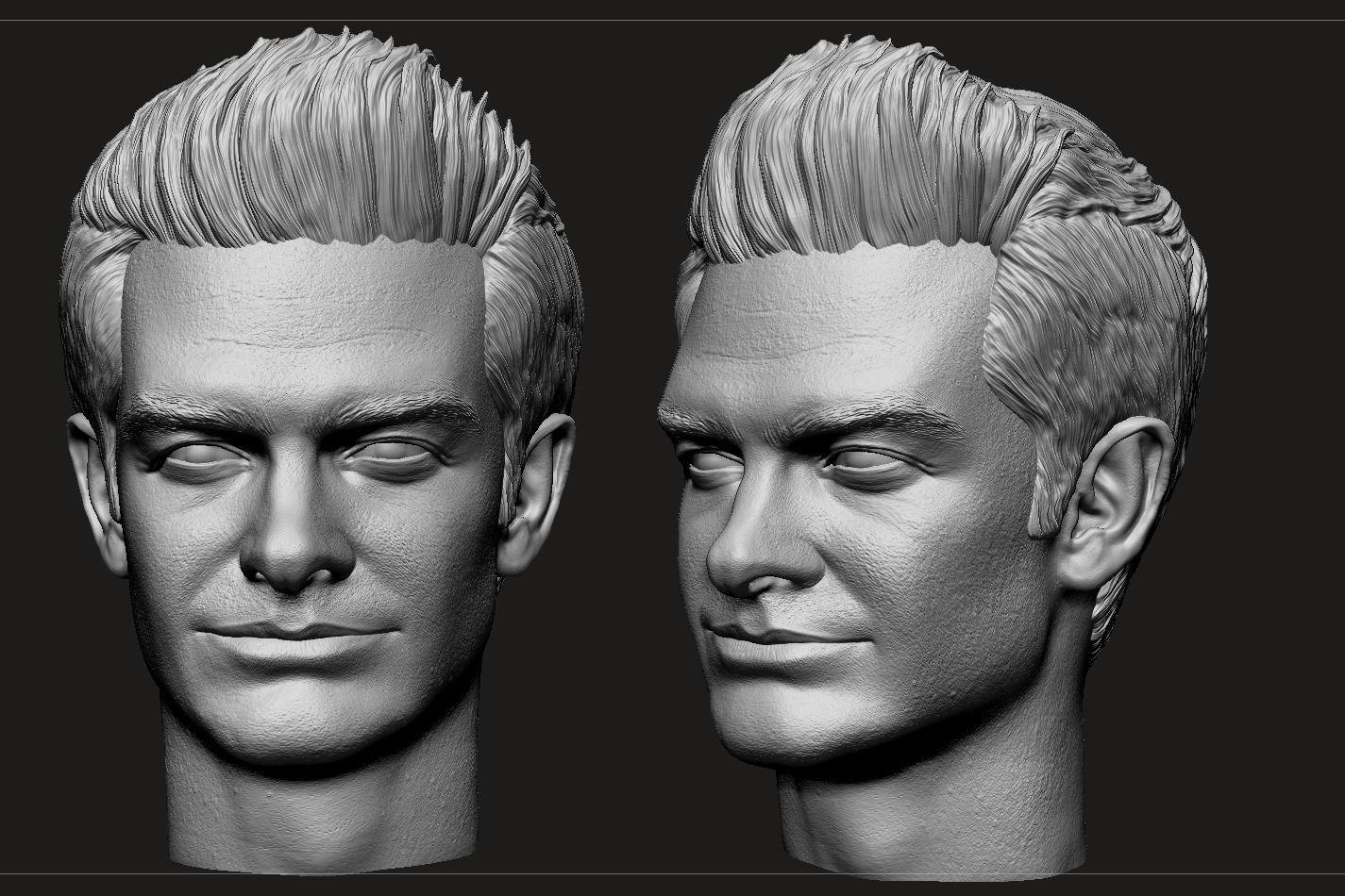 Andrew Garfield Head 3D print model_5