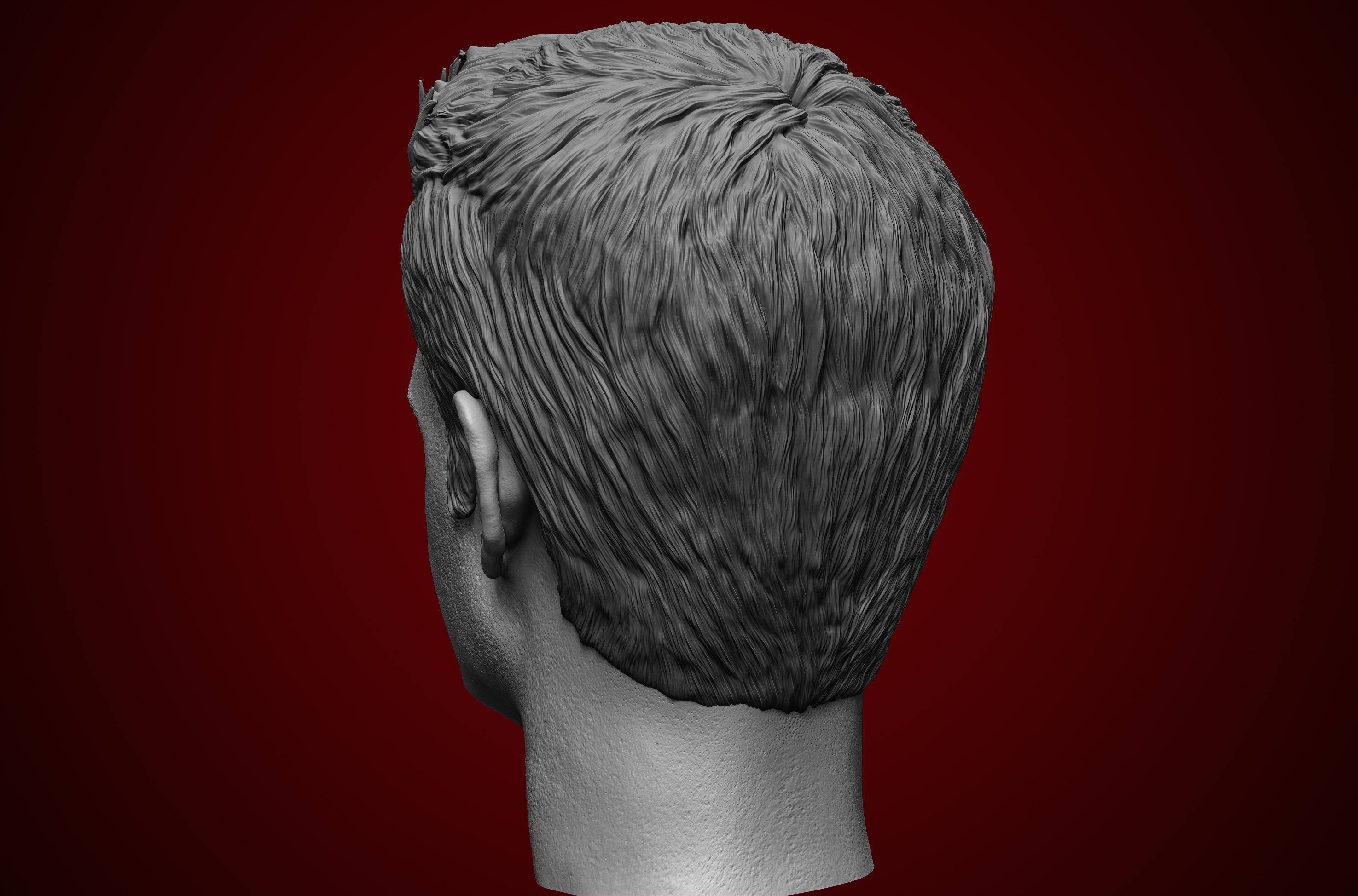 Andrew Garfield Head 3D print model_4