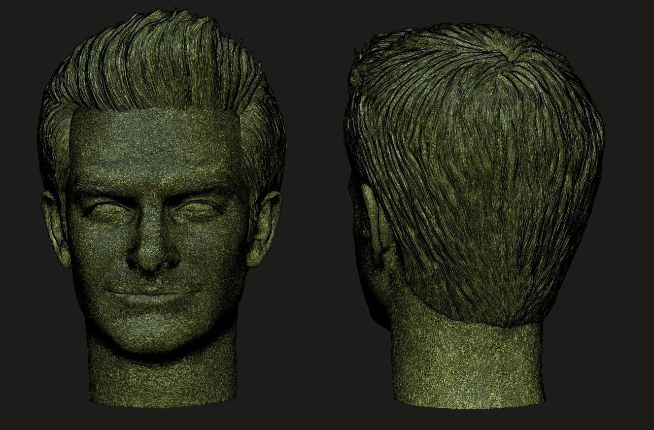 Andrew Garfield Head 3D print model_12