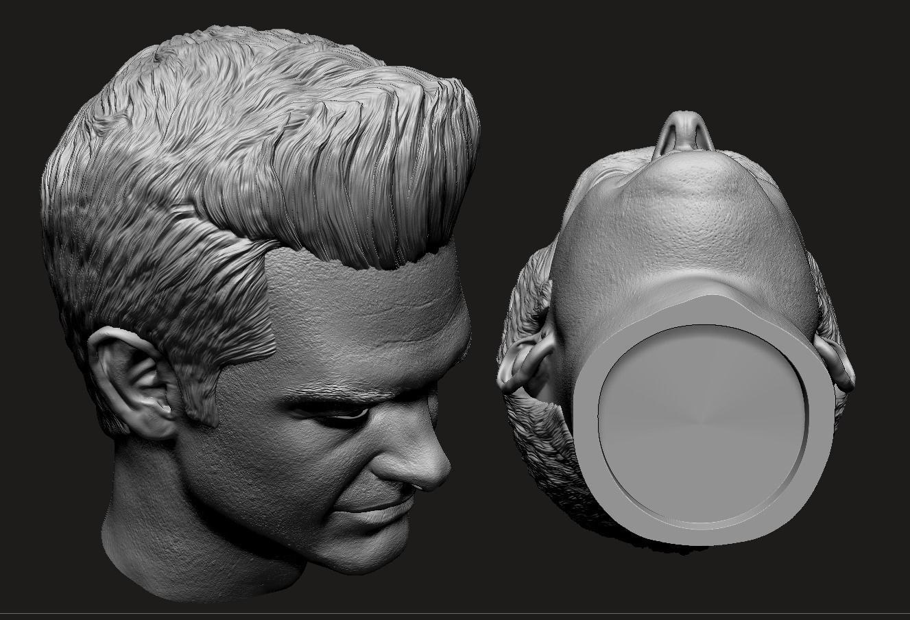 Andrew Garfield Head 3D print model_11