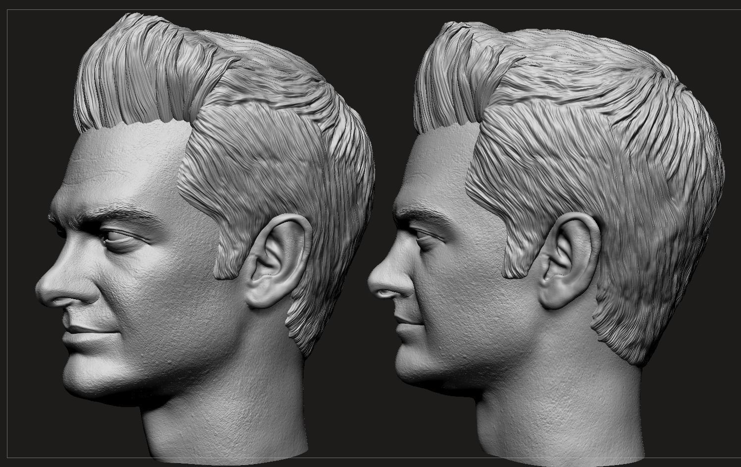 Andrew Garfield Head 3D print model_6