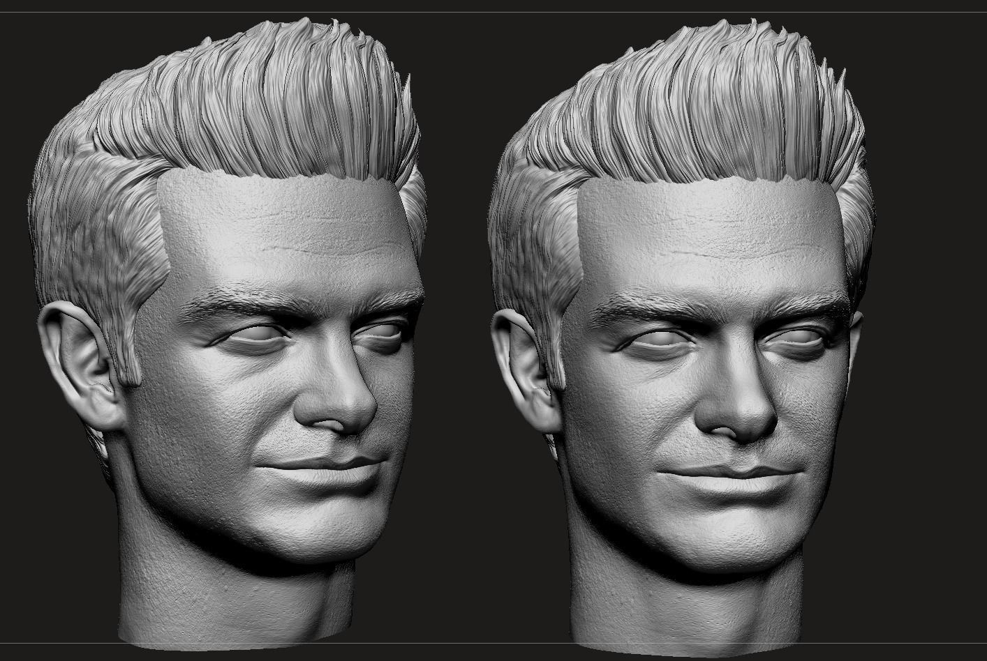 Andrew Garfield Head 3D print model_9