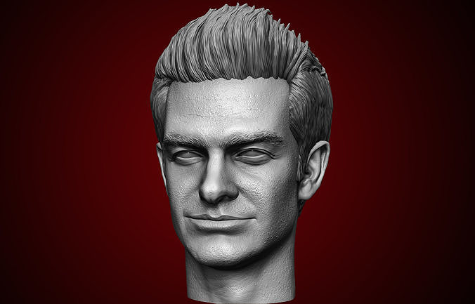 Andrew Garfield Head 3D print model