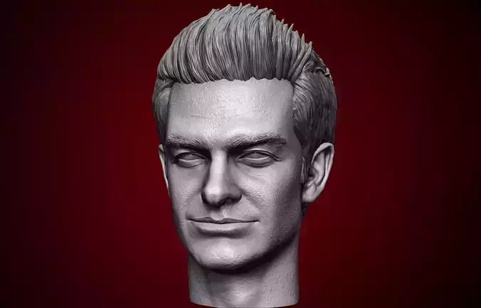 Andrew Garfield Head 3D print model