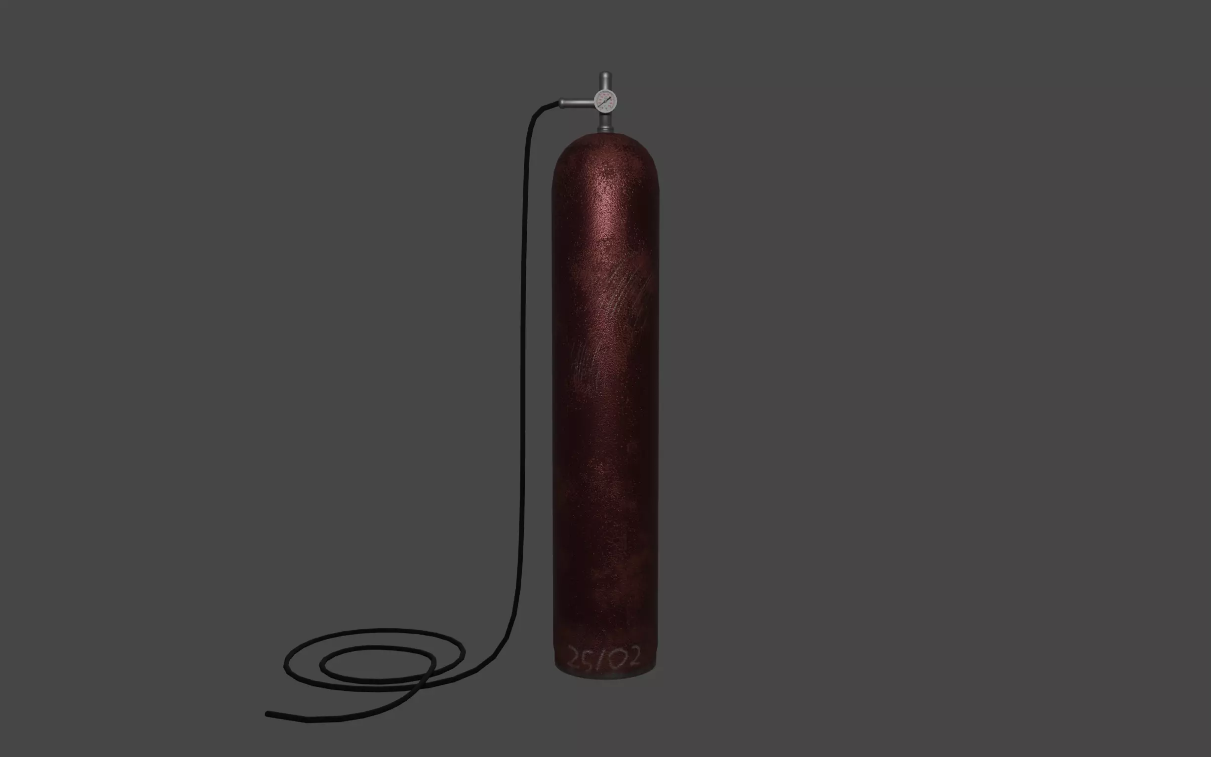 Old Oxygen Tank Free low-poly 3D model