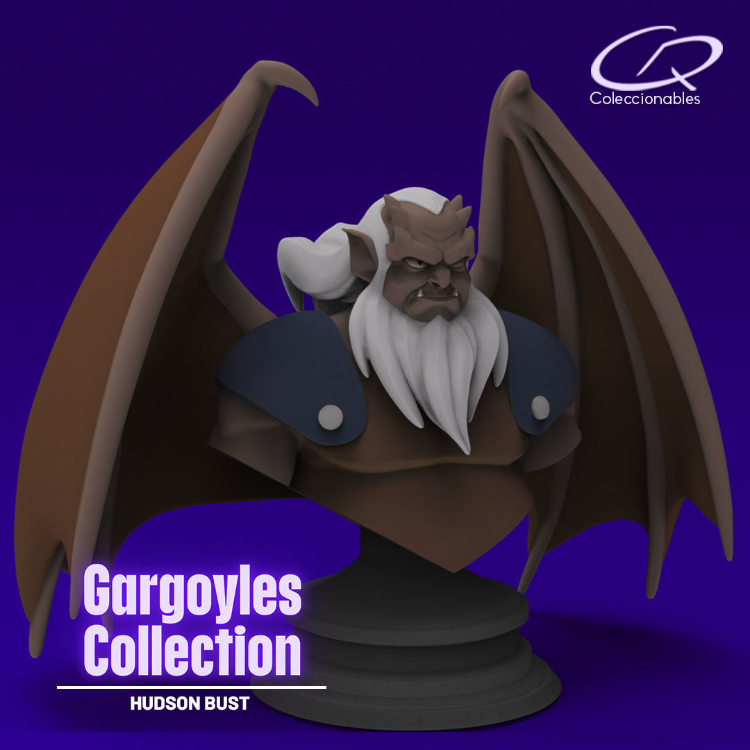 Gargoyles Collection - Hudson Bust 3D print model_6