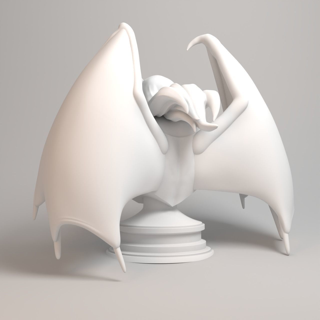 Gargoyles Collection - Hudson Bust 3D print model_10