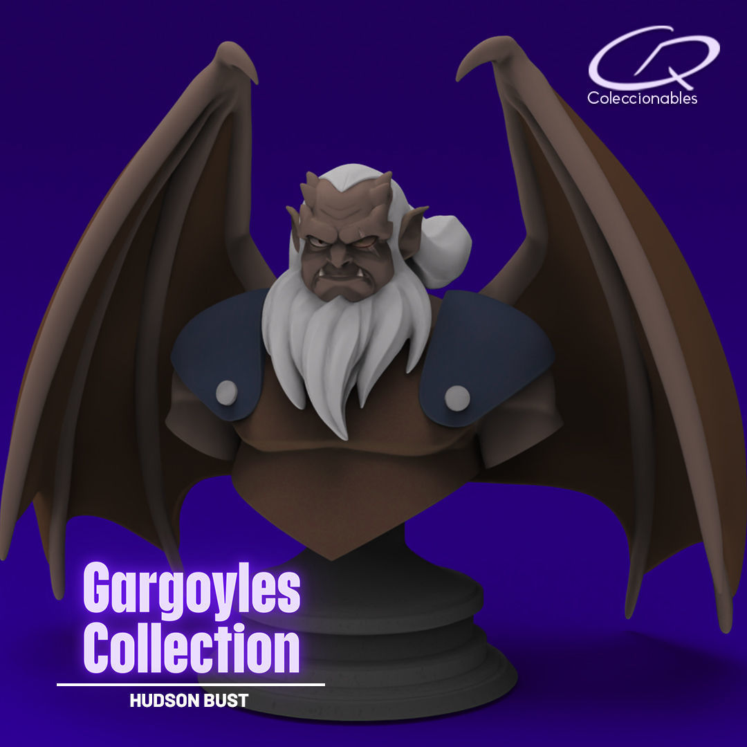 Gargoyles Collection - Hudson Bust 3D print model_5