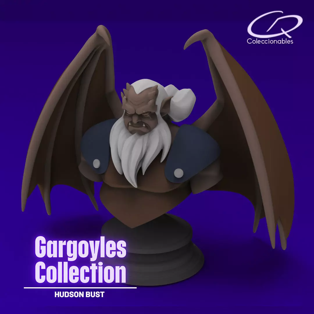 Gargoyles Collection - Hudson Bust 3D print model_0