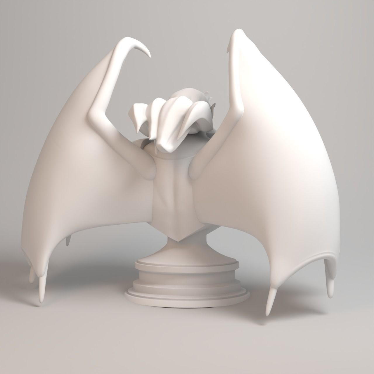 Gargoyles Collection - Hudson Bust 3D print model_11