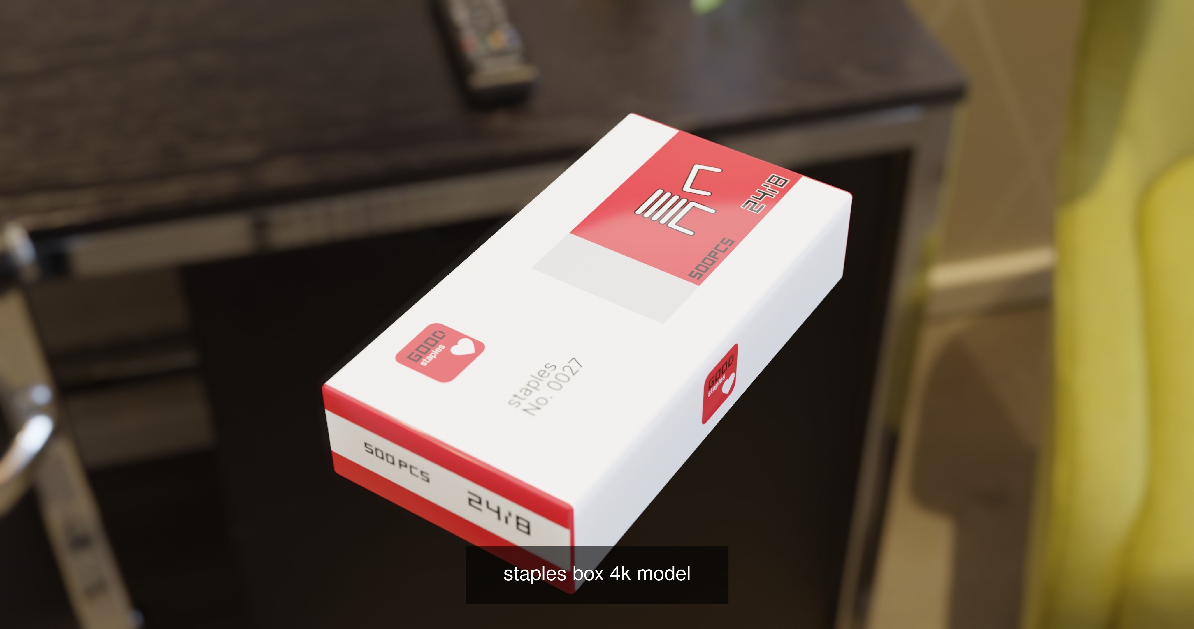 office-supplies pack 3D Model Collection_10