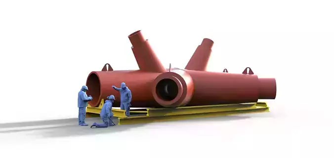 Cargo Knot with figures STL 3D data 