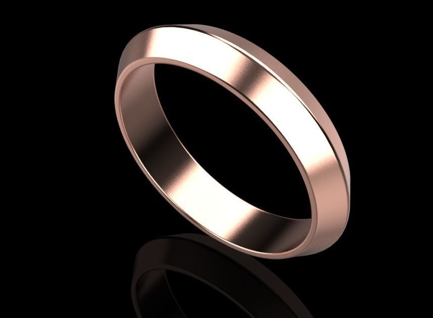 wedding ring 3D print model_13