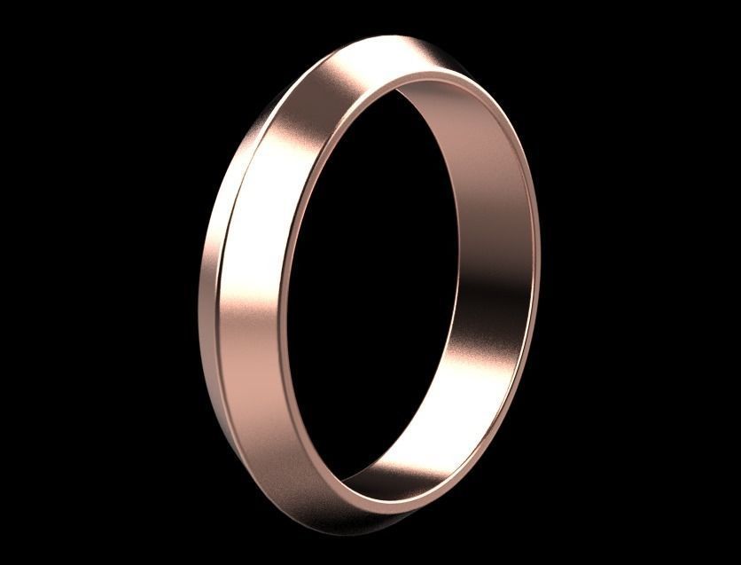 wedding ring 3D print model_14