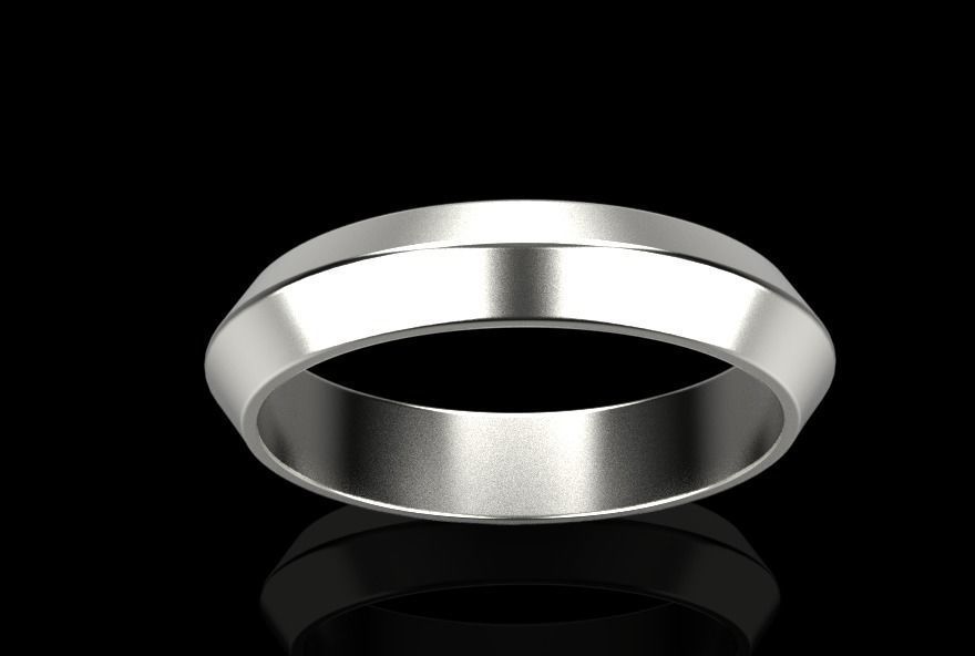 wedding ring 3D print model_12