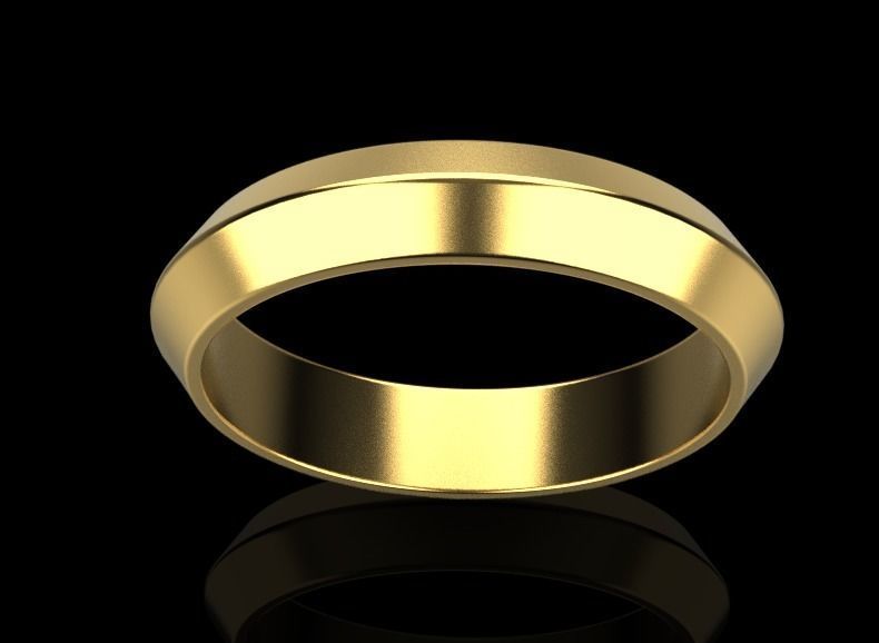 wedding ring 3D print model_8