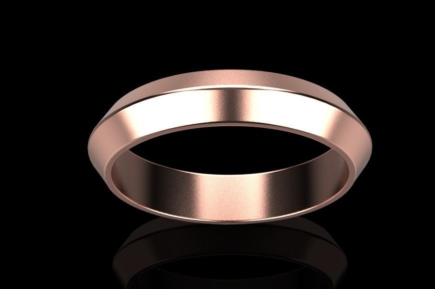 wedding ring 3D print model_15