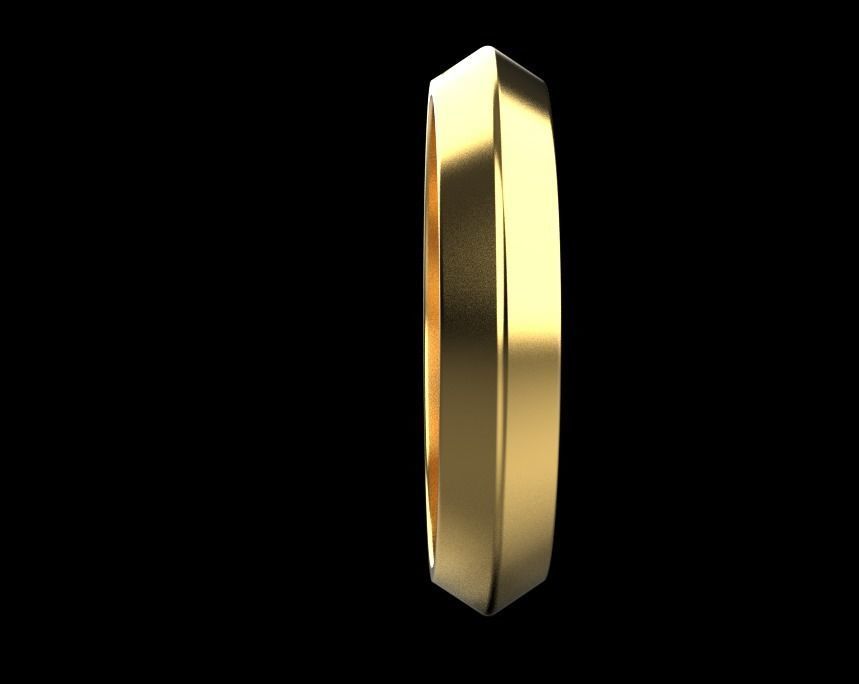 wedding ring 3D print model_9