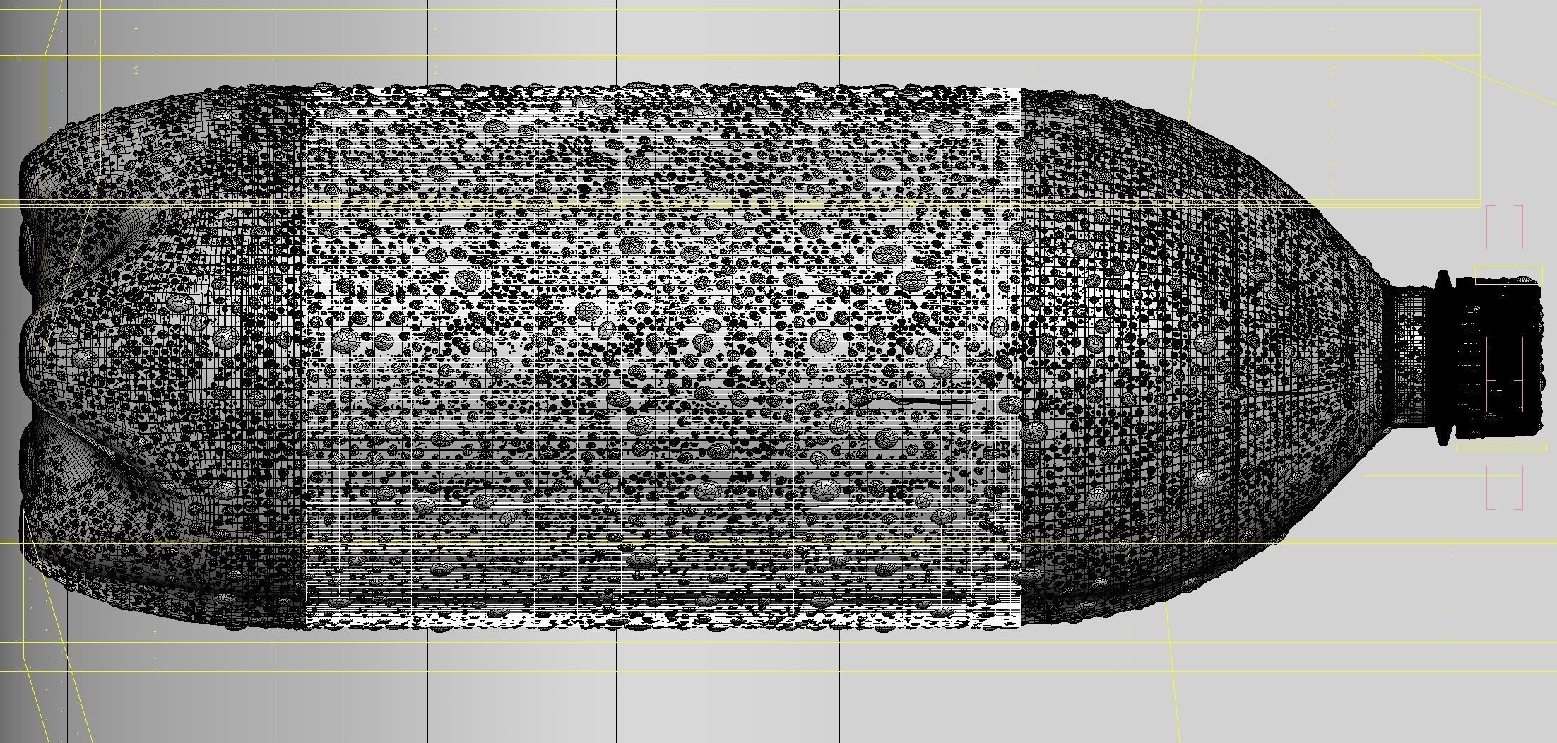 2 liter soda bottle 3D model_2