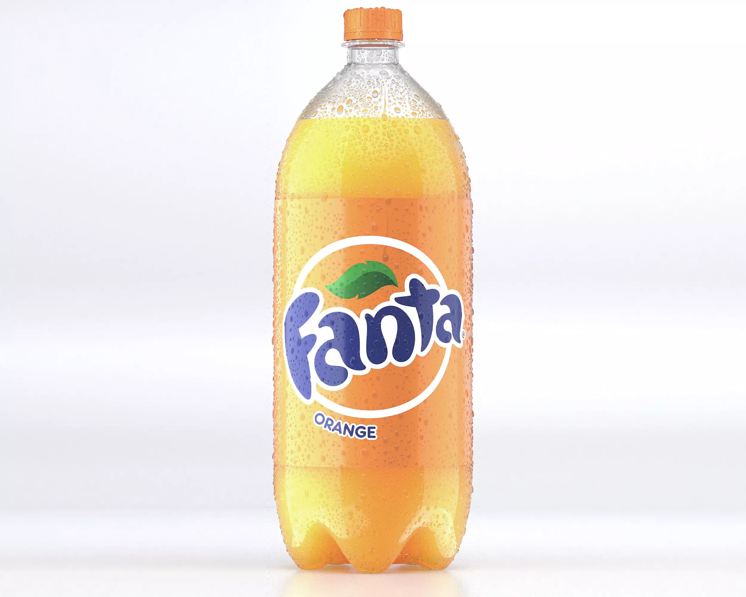 2 liter soda bottle 3D model_0