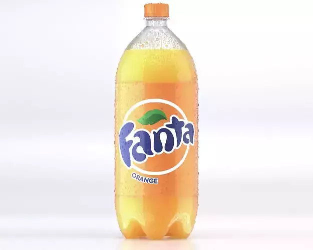 2 liter soda bottle 3D model