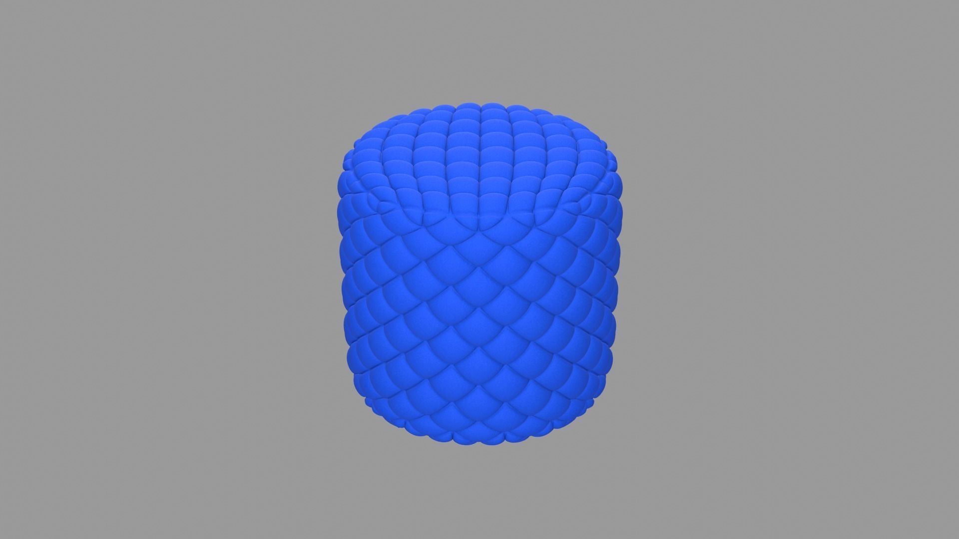 Fabric tufted ottoman 3D Model Collection_17